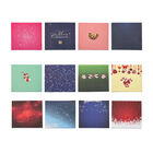 12er-Set Weihnachtskarten mit Umschlägen, Weihnachtsmotiv, Größe 15x15 cm, Mehrfarbig image number 2