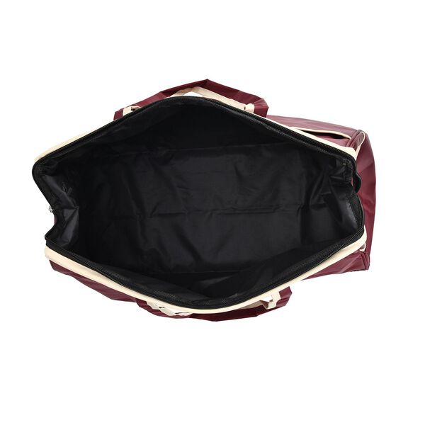 Elegante Nylon-Reisetasche mit Gro&szlig;em Stauraum, Gr&ouml;&szlig;e: 48 x 22 x 29 cm, Burgunderrot image number 5