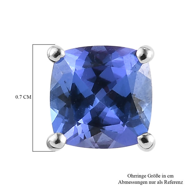 RHAPSODY - AAAA Tansanit-Ohrstecker, 950 Platin ca. 1,73 ct image number 5