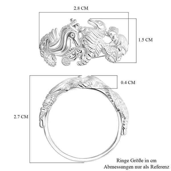 925 Silber Ring (Größe 21.00) image number 5