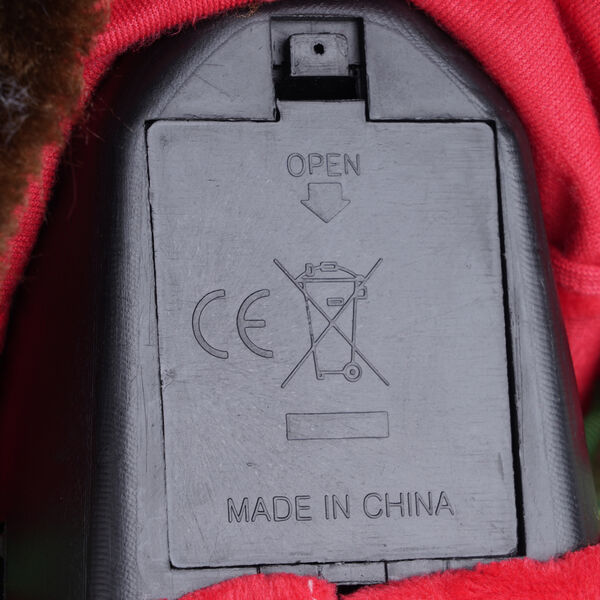 Tanzender Weihnachtsmann, 3xAA Batterie (nicht inkl.), Gr&ouml;&szlig;e 12x10x30 cm, Rot und Gr&uuml;n image number 6