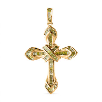 Gelber Diamant-Anh&auml;nger - 0,50 ct.