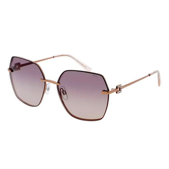 Sole und Luce - Swiss Eyewear - Transparente Polarisierende Sonnenbrille mit Farbverlauf in braun-lila