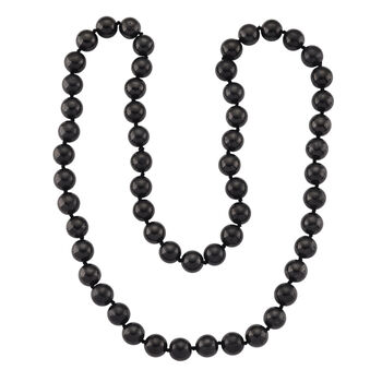 Shungit Kette ca. 76 cm, ca. 600.00 ct