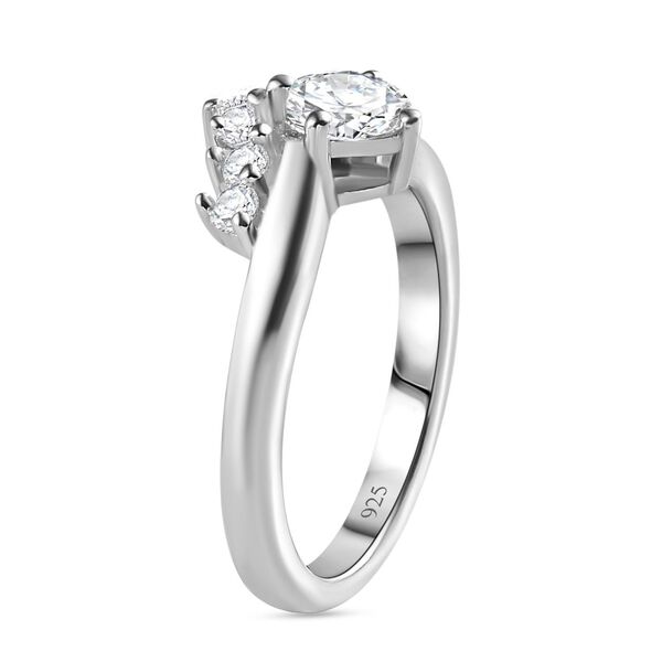 Moissanit Ring, ca. 0,72 ct image number 5