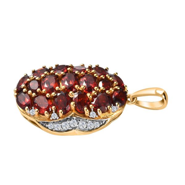 Mosambik Granat und Zirkon Anhänger - 6,54 ct. image number 4