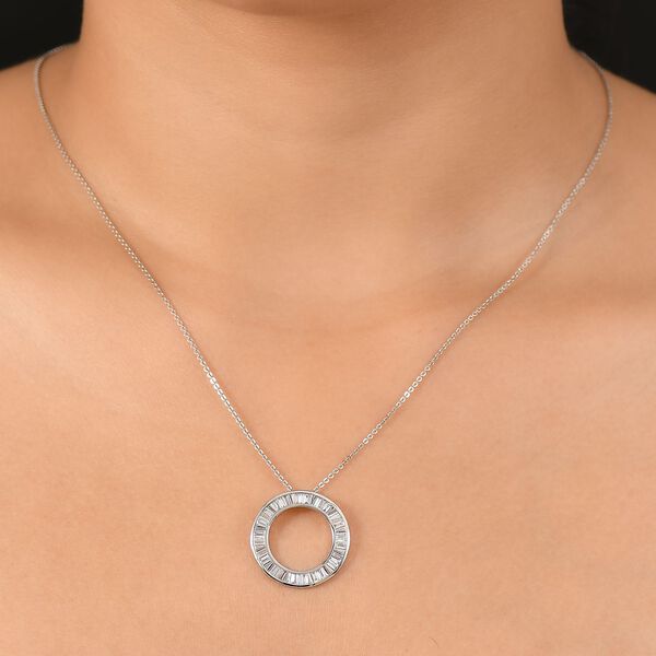 LUXURIANT IGI zertifizierter VS-EF Labor Diamant Anh&auml;nger in 950 Platin - 1 ct. image number 2