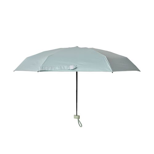 sturmsicherer Poketschirm mit Etui und UV-Schutz, Glasfasergestell, 92 cm D, 260 gr, salbeigrün image number 0