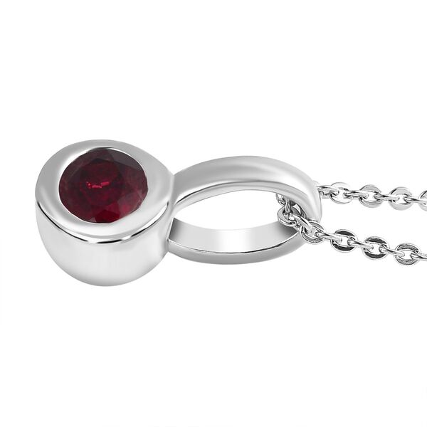 AA Rubellit Anhänger mit Kette, 50 cm - 0,42 ct. image number 4