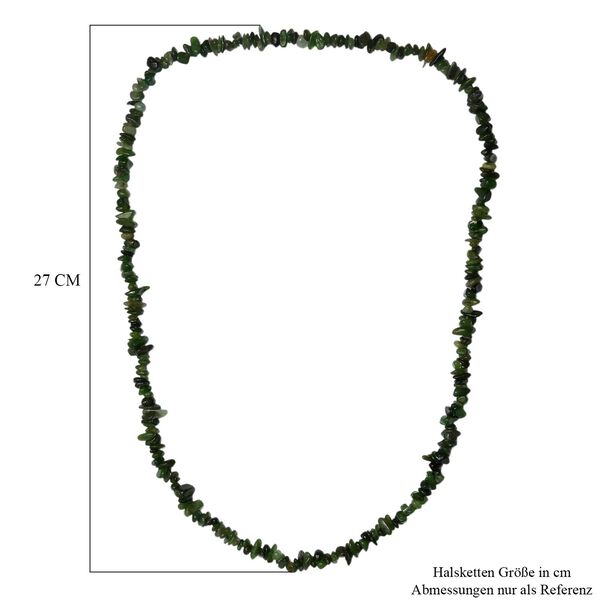 AA Nephrit 70cm Halskette - 330 ct. image number 6