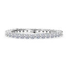 LUXURIANT DIAMOND - Lab Grown Diamant SI-GH Ring 925 Silber platiniert (Größe 17.00) ca. 1.00 ct