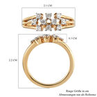 Diamant Ring 925 Silber vergoldet  ca. 0,05 ct image number 6