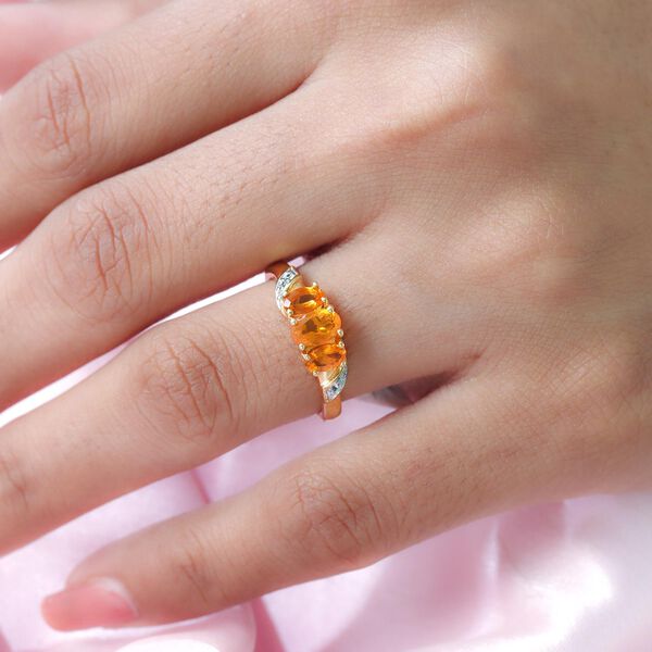 Salamanca Feueropal und Zirkon-Ring image number 3