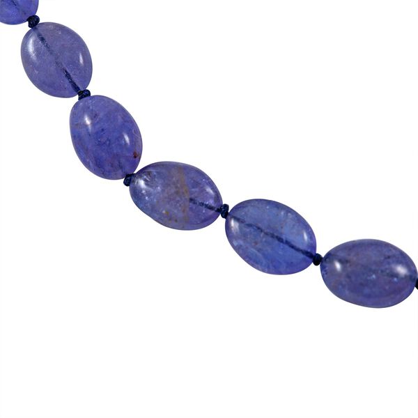 Tansanit Halskette ca. 45 cm 585 Gold ca. 100,00 ct. image number 2