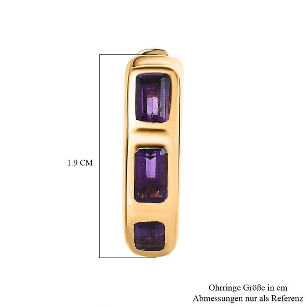 Afrikanische Amethyst-Ohrringe - 1,71 ct. image number 5