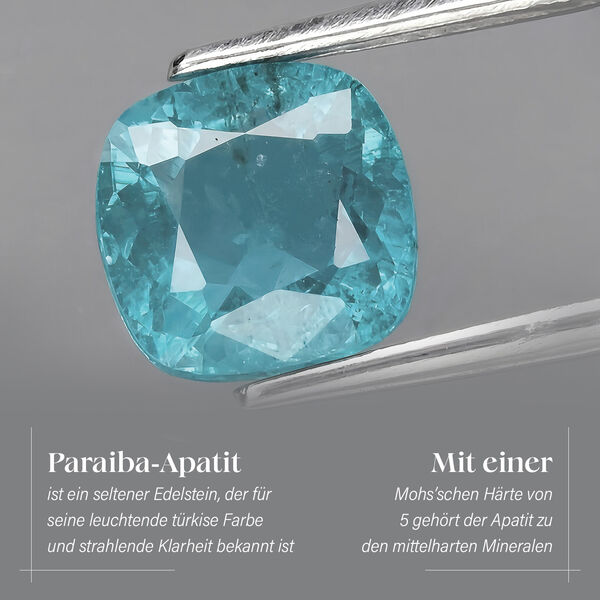 Paraiba-Apatit Schmuckset - 1,68 ct. image number 4