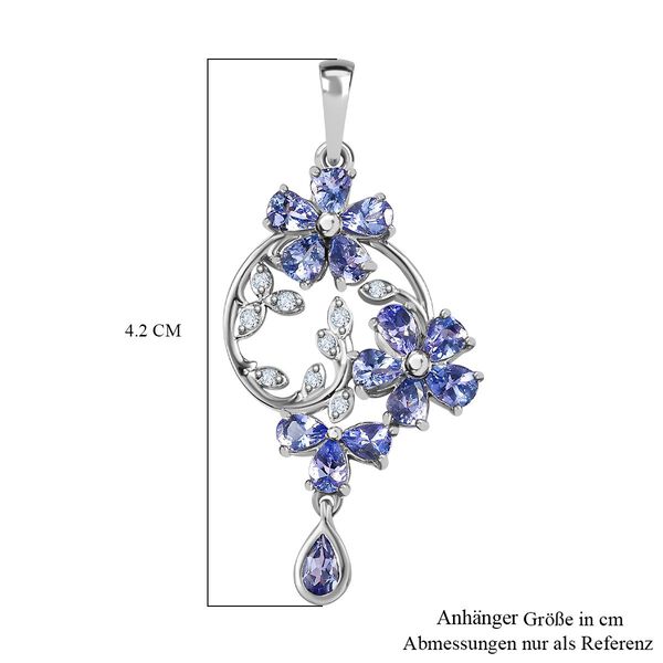 Tansanit Anh&auml;nger, ca. 2.13 ct image number 5