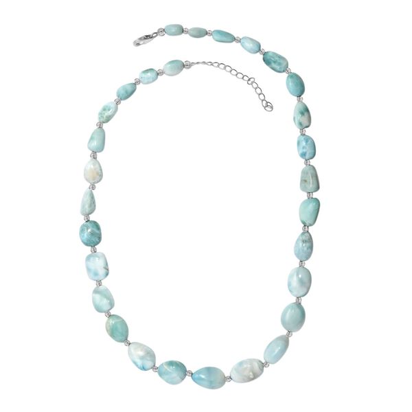 AA Larimar 19cm Armband und 45cm Halskette image number 9