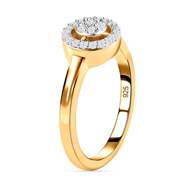 Diamant Halo Ring - 0,20 ct. image number 6