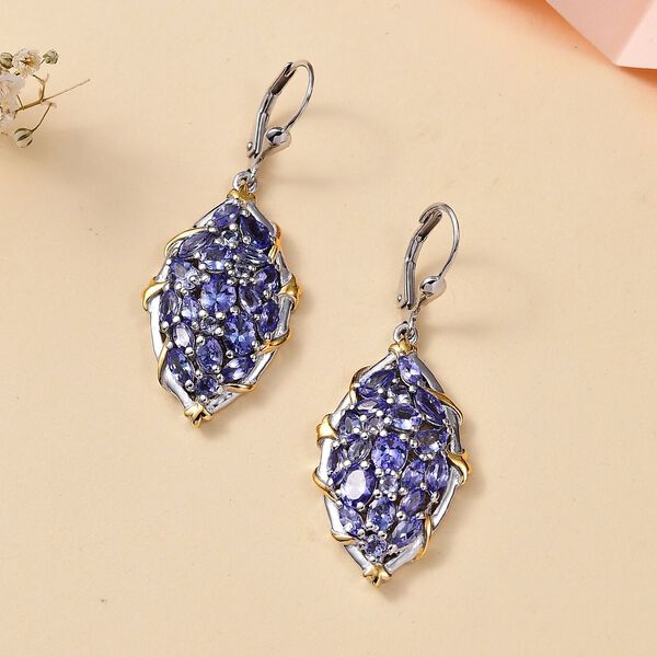 Tansanit Ohrringe - 5,80 ct. image number 2