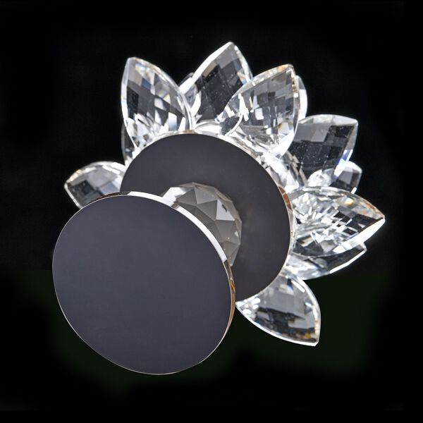 The 5th Season - Lotus-Design-Kristall-Kerzenhalter, Champagner, 7.5x13cm image number 4