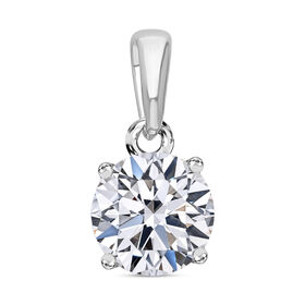 LUXURIANT DIAMOND- SGL zertifizierter VS-EF Labor Diamant Anhänger in 585 Weißgold - 1 ct.