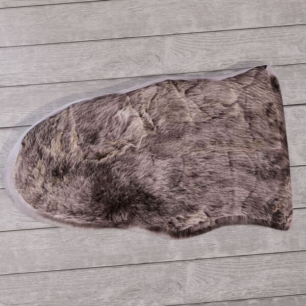 Kunstfell Teppich, Dunkelgrau image number 2