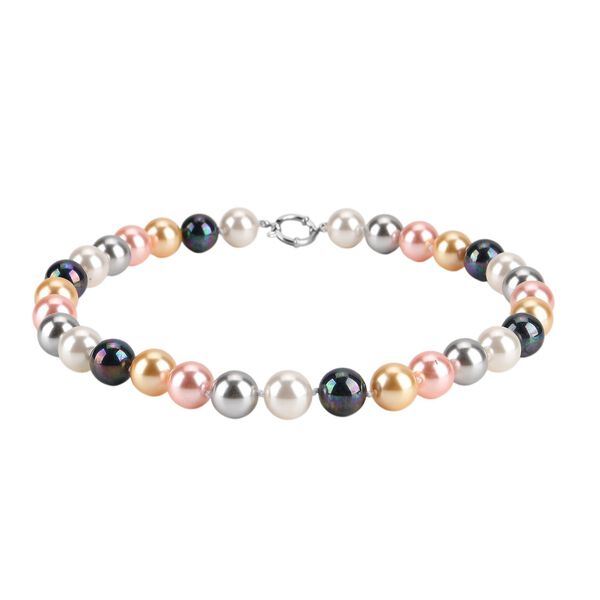 3er-Set mehrfarbiges Muschelkernperle Schmuckset image number 5