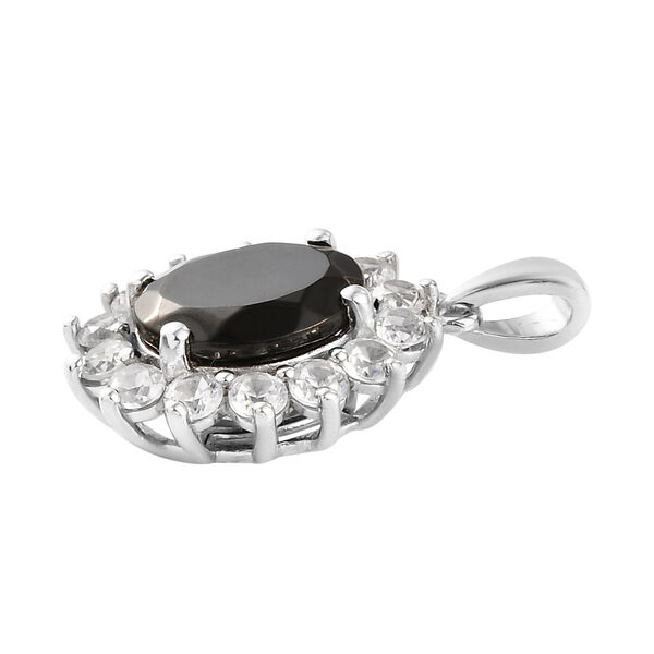 Elite Shungit und Zirkon Anh&auml;nger - 4,31 ct. image number 4