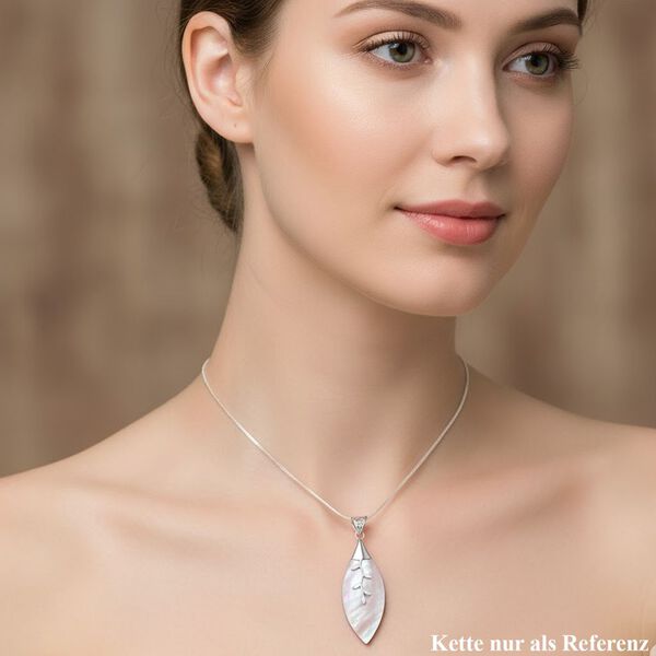 Royal Bali - Perlmutt Anh&auml;nger, 925 Silber image number 2