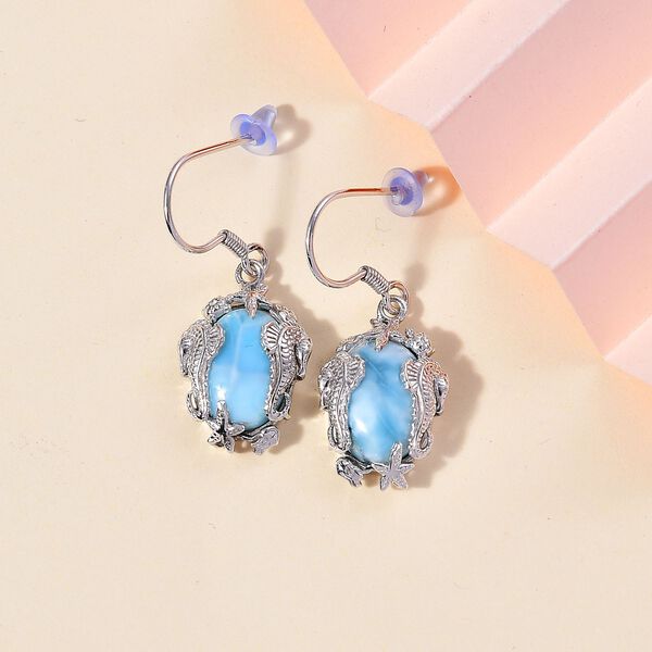 AA Larimar Ohrringe - 13,63 ct. image number 2