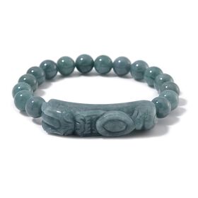 EXTREM SELTEN - Natürlicher Olmek Jadeit Armband Flexibel cm ca. 200.00 ct