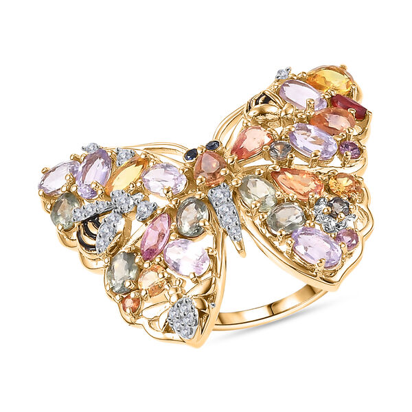 GP Trionfo Collection - Multi-Saphir und Zirkon-Ring - 5,76 ct. image number 6