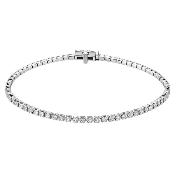 D'Joy Moissanit Armband ca. 19 cm 925 Silber rhodiniert ca. 2,49 ct. image number 0