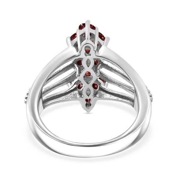 Roter Granat Ring Messing (Größe 17.00) ca. 1,55 ct image number 5