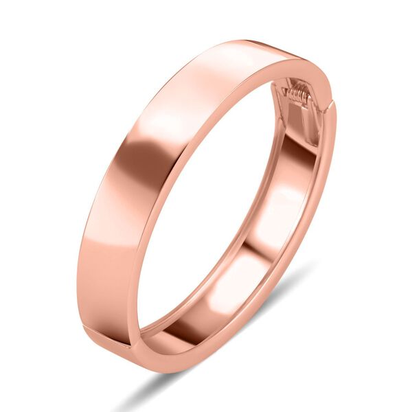 Roséfarbener Klassik Armreif, ca. 18.5 cm, ca. 49,00g image number 3