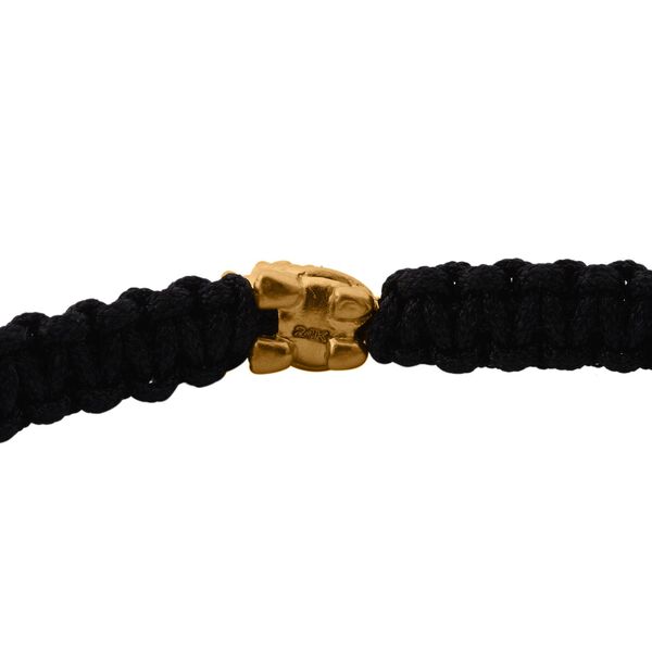 Flexibles Fadenarmband mit Schildkr&ouml;ten-Anh&auml;nger in 999 Gold, 19cm image number 4
