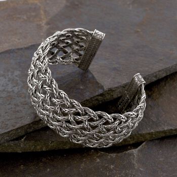 Royal Bali Kollektion- Geflochtener Armreif