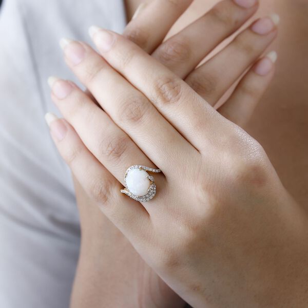 GP Trionfo Kollektion - AA natürlicher, äthiopischer Welo Opal und Multi-Edelstein-Ring - 3,63 ct. image number 4