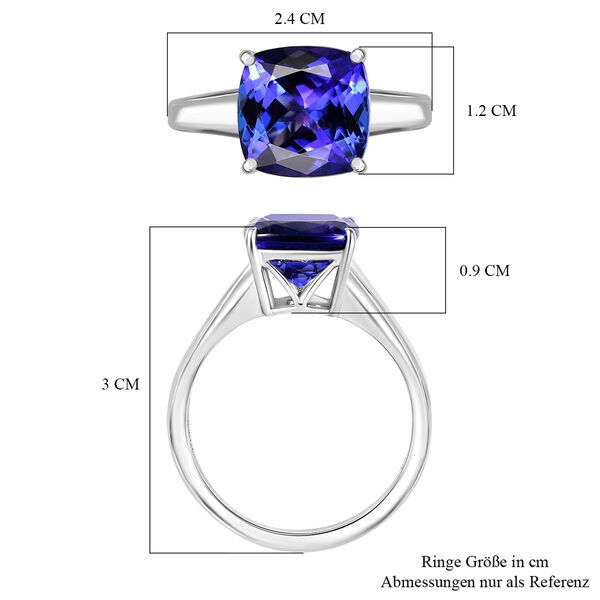 RHAPSODY AAAA Tansanit Ring in 950 Platin - 6,24 ct. image number 6