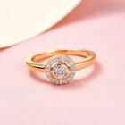 Diamant Halo Ring - 0,20 ct. image number 2