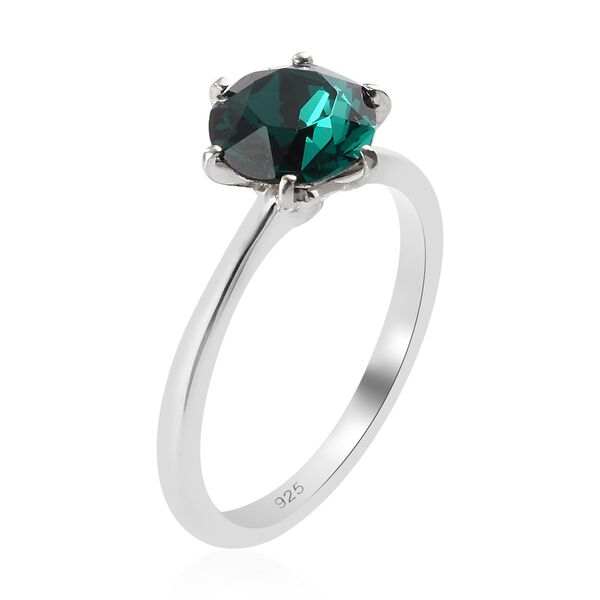 LUSTRO STELLA &ouml;sterreichisches Smaragd-Farbkristall-Schmuckset - 4,80 ct. image number 4