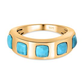 Amerikanischer natürlicher Sleeping Beauty Türkis-Ring - 1,66 ct.