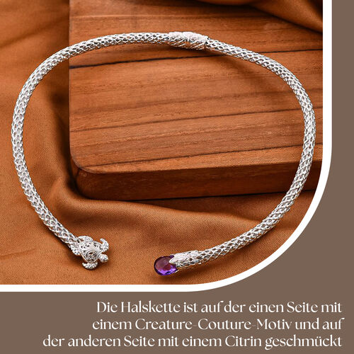 Royal Bali Kollektion- Afrikanische Amethyst-Halskette, 50 cm - 7 ct. image number 1