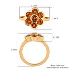 AA Madeira Citrin floraler Ring - 1,60 ct. image number 6
