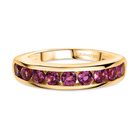 AAA Lab Grown Bixbit Ring 925 Silber 750 Gelbgold Vermeil (Größe 17.00) ca. 1.09 ct