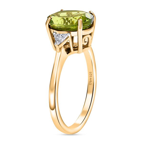 D'Joy Peridot und Moissanit Ring - 2,95 ct. image number 5