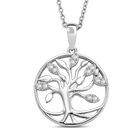 Moissanit Schmuckset 925 Silber rhodiniert und Edelstahl platiniert ca. 0,14 ct.