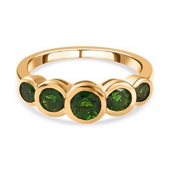 Nat&uuml;rlicher Chromdiopsid-Ring - 1,57 ct.