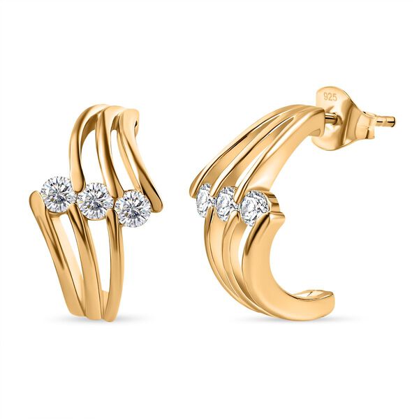 EF Moissanit Ohrringe - 0,60 ct.